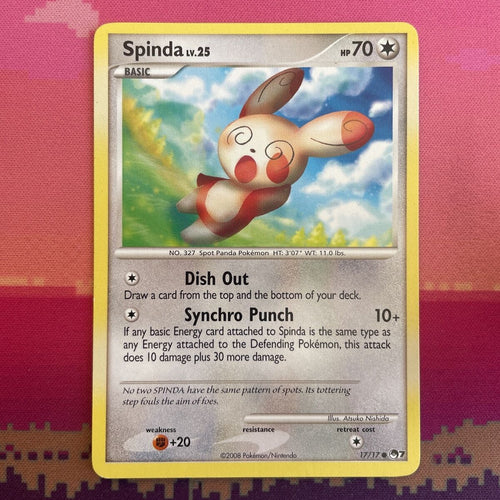 Pokemon Card Spinda POP SERIES 7 COMMON 17/17 Near Mint