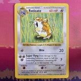 Pokemon Card Raticate Shadowless Base Set Uncommon 40/102 Near Mint