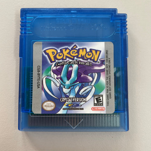 Pokemon Crystal Version GameBoy Game Cartrdige