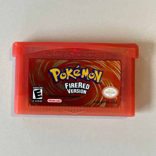 Pokemon Firered Version GameBoy Game Cartrdige