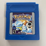 Pokemon Blue Version GameBoy Game Cartrdige